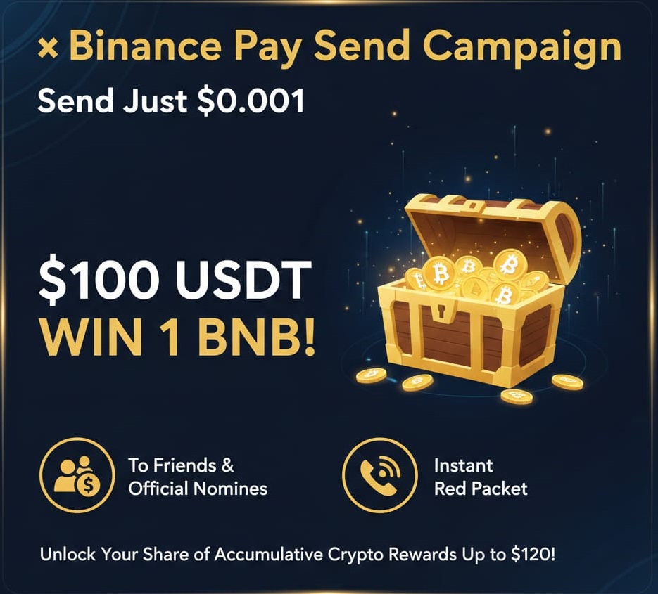 Binance Pay Send Campaign $0.001 offer 2026.
