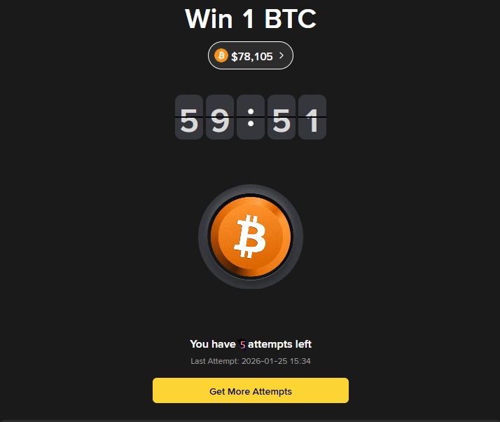 Binance Button Game